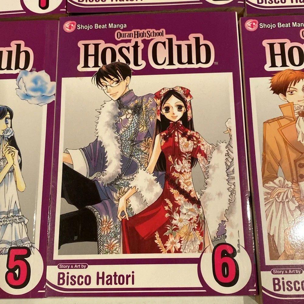 Ouran High School Host Club Manga Volumes 1-8
